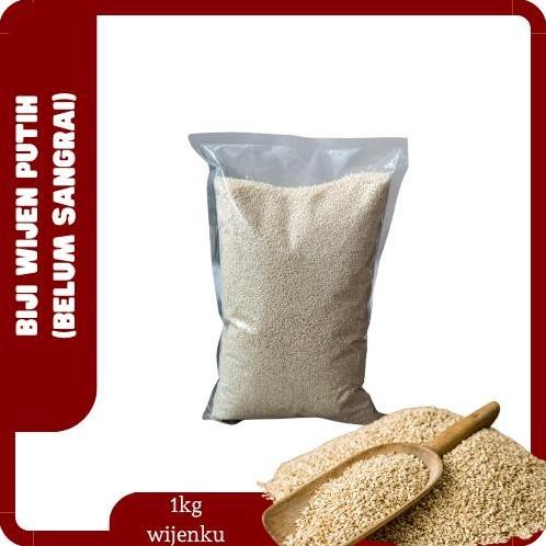 

Terlaris Wijen Putih | Biji Wijen Putih Belum Sangrai | Wijenku | Sesame Seed