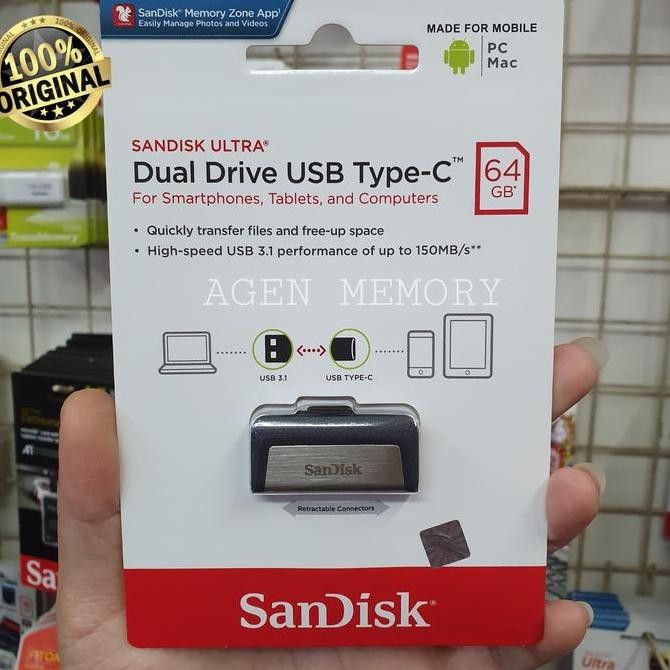 FLASHDISK OTG type C SANDISK 64 GB