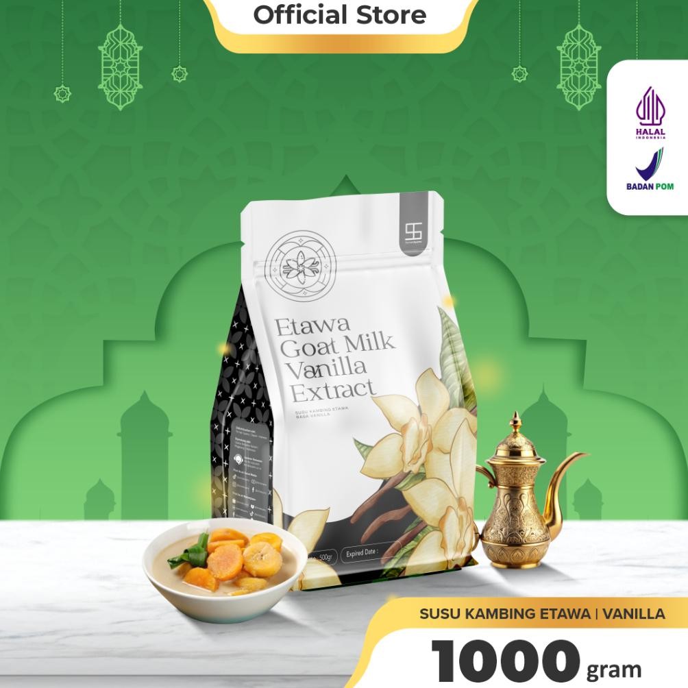 

NEW!!! Ternak Syams Susu Kambing Etawa Bubuk Rasa Vanila 1kg Alami Rendah Gula Mengatasi Asam Urat Nyeri Sendi Osteoporosis Kebas Keram Kesemutan Pengeroposan Tulang Gigi Lansia Pegel Linu Syaraf Kejepit Diabetes Hipertensi Herbal Alami BPOM Termurah