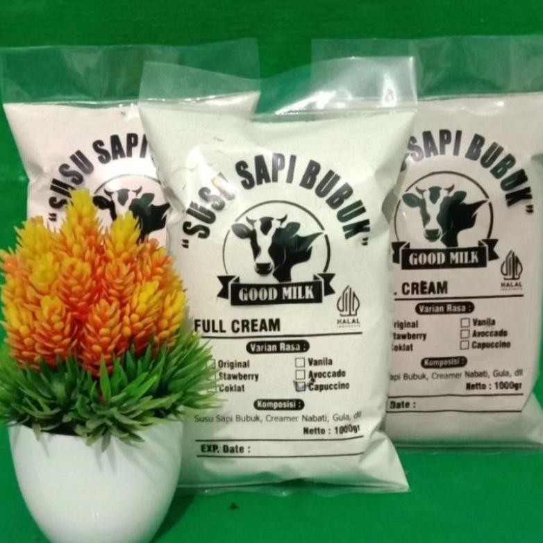 

NEW!!! Susu sapi bubuk full cream penggemuk badan kemasan 1 kg
