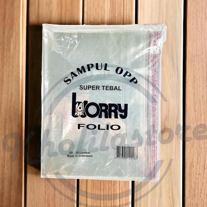 

Sampul Buku Plastik OPP Folio Worry isi 25 lembar Termurah