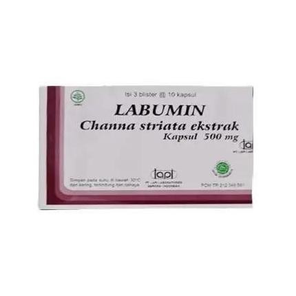 

Terlaris Labumin Ekstrak Ikan Gabus 500 Mg - 30 Kapsul Per Box - Vitamin Daya Tahan Tubuh