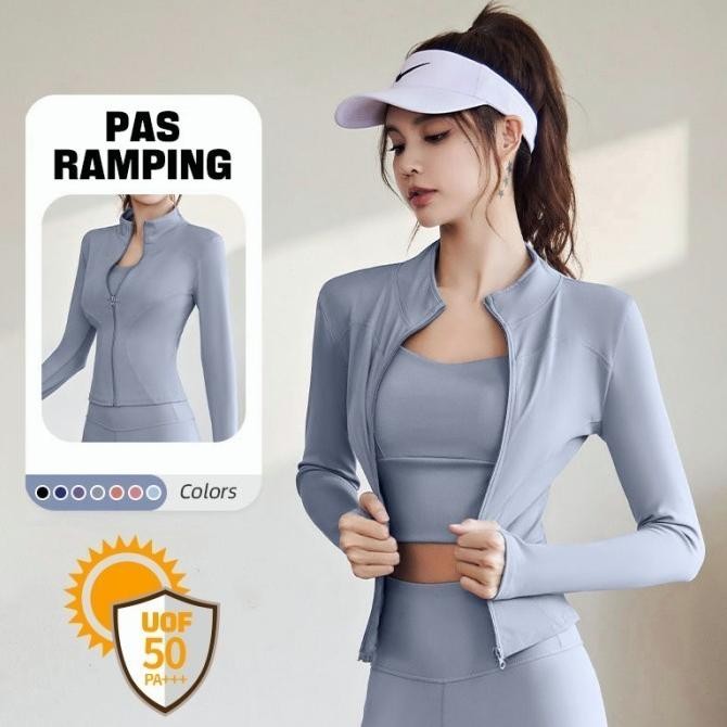 Ready Jaket Ce Mtwt01 Lengan Panjang Olahraga Yoga Wanita Women'S Long Sleeve Sports Jacket For Spor