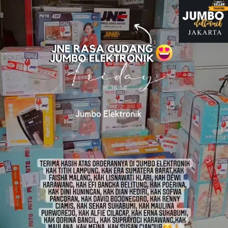 HJK Oven Mito MO 999 TOP Oven 28 Liter Original Garansi Resmi Oven Mito Low Watt 28 Liter Electric O