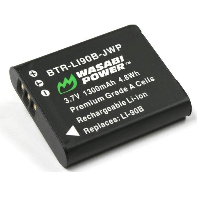 Wasabi Power Battery KIT for Olympus LI-90B LI-92B LI90B LI92B TG6 TG5