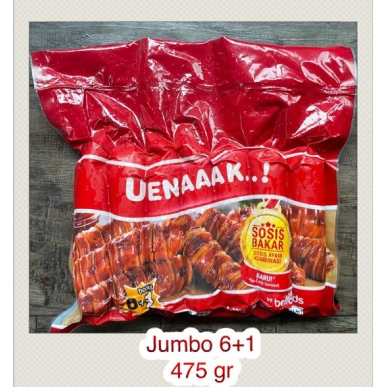 

Diskon Belfoods Uenak Sosis Bakar Ayam Jumbo ( 6Pcs+1) 475Gr Prermium