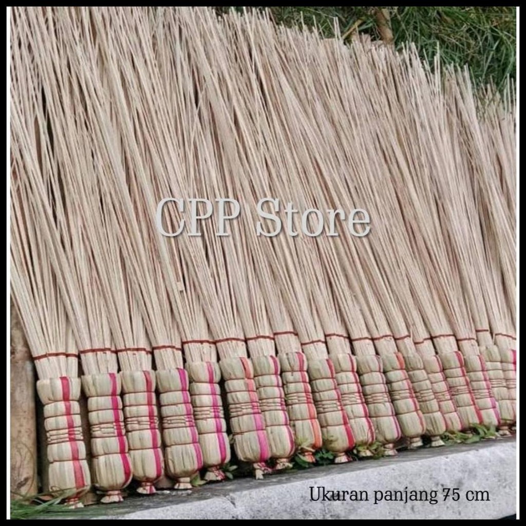 SAPU KASUR / SAPU LIDI KASUR / SAPU LIDI PUTIH PREMIUM / SAPU PENEBAH KASUR