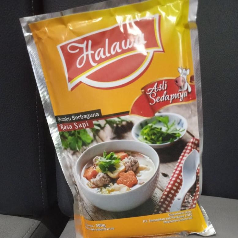 

Halawa Bumbu Masak Serbaguna Rasa Sapi kemasan 500Gr nUg