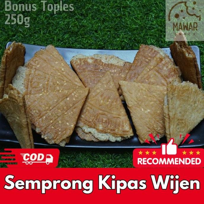 

Terlaris Kue Semprong Kipas Wijen 250Gram
