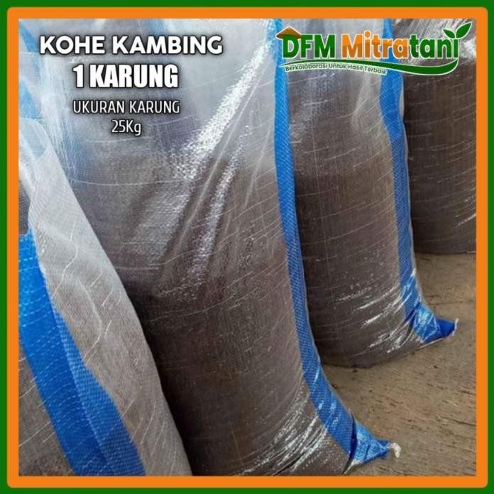 

Terlaris New 1 Karung Pupuk Kandang Kambing - Kohe Kambing Fermentasi Halus Terlaris
