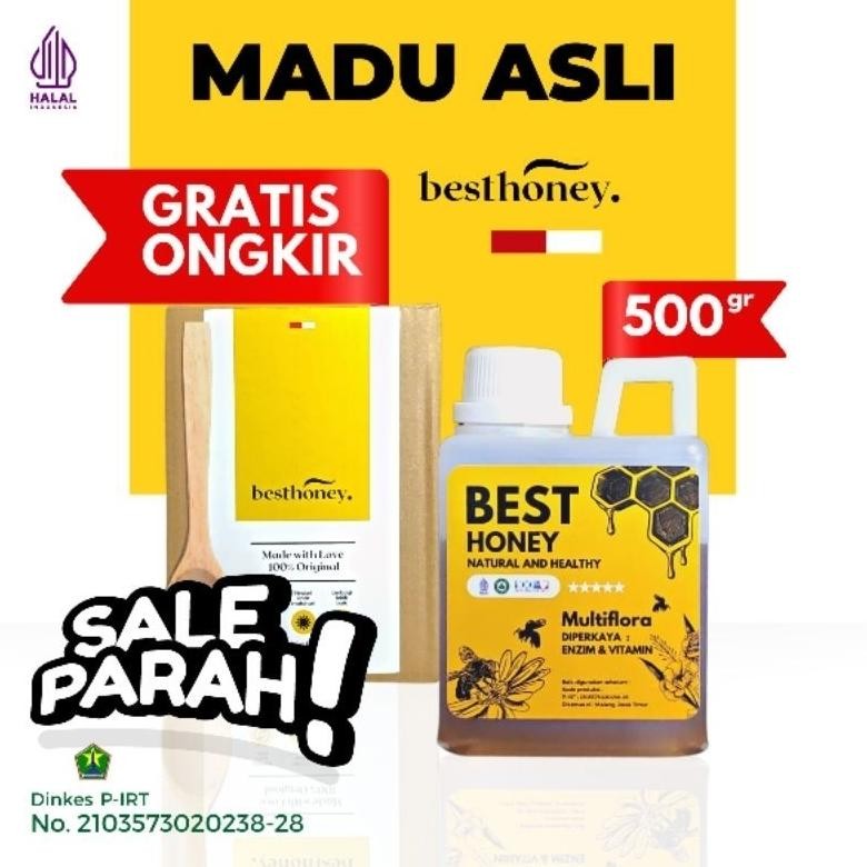 

Best Honey - Madu Asli Madu Multiflora Original - 500gr AST nUg