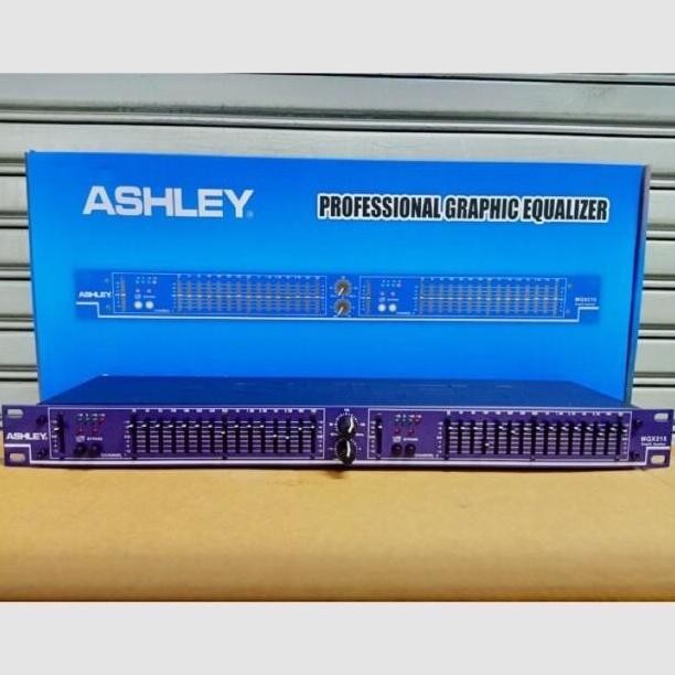 Equalizer Ashley Mqx 215 Mqx-215 Mixer Audio (2X15 Channel) Grade A New Stok
