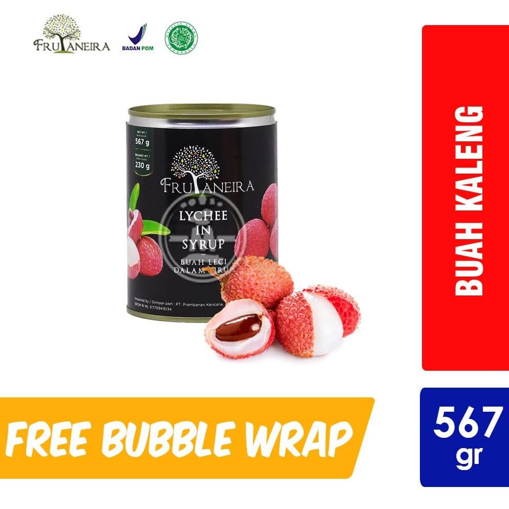 

Frutaneira Lychee in Syrup / Buah Leci dalam Sirup [Kaleng 567 gr] nUg