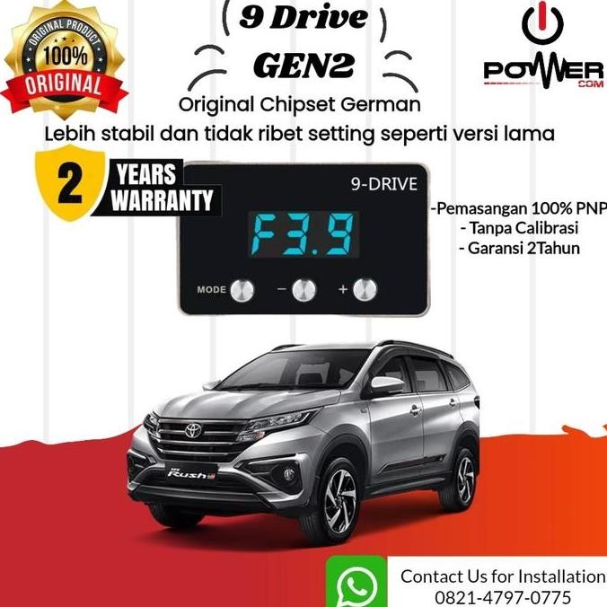 9 Drive Throttle Controller Accelerator Toyota All New Rush Remap