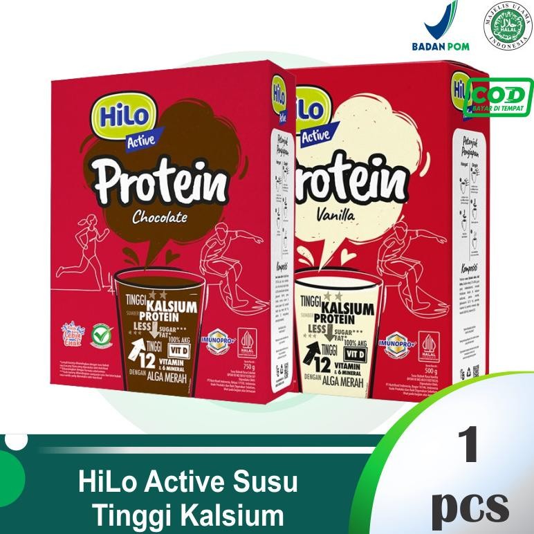 

HiLo Active 250 gram - Susu Tinggi Kalsium Rendah Lemak nUg