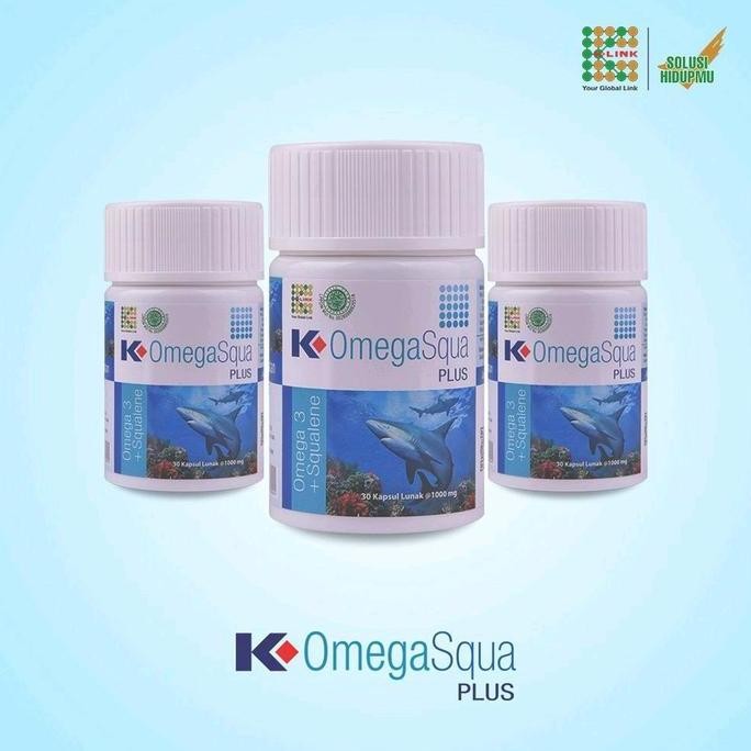 

Terlaris K-Omega Squa Plus K-Link Minyak Ikan Salmon, Minyak Hati Ikan Hiu Aizame Dan Vitamin D Natural