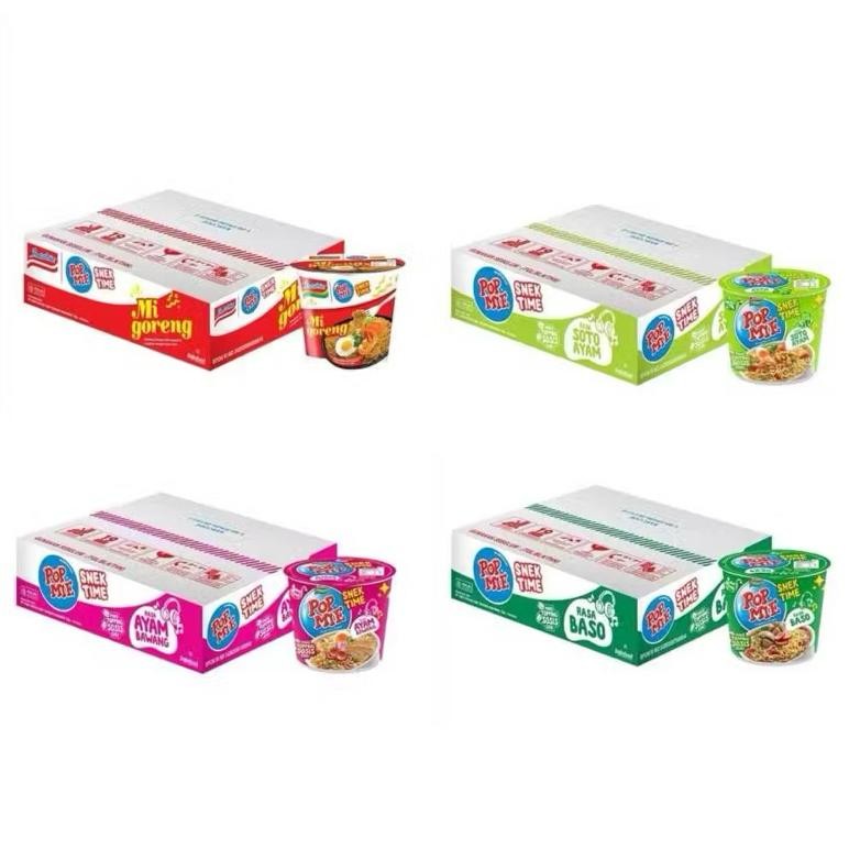 

(1 Dus) POP MIE MINI SNEK isi 12 cup nUg