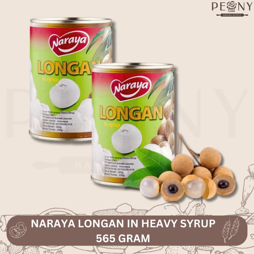 

NARAYA LONGAN IN HEAVY SYRUP 565 GRAM / BUAH KELENGKENG KALENG nUg