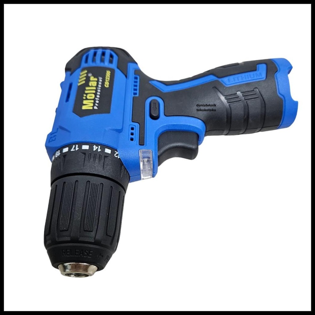 MOLLAR CD12300 BOR CORDLESS BRUSHLESS DRILL 12V IMPACT DRILL 10MM