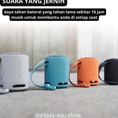 Speaker Sony Srs-Xb13 Speaker Bluetooth Extra Super Bass Battery 16 H New Stok