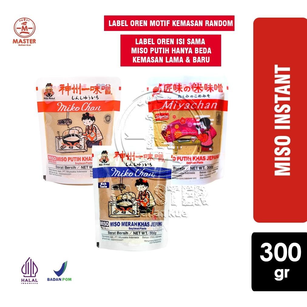 

Mikochan Miyachan Pasta Miso Putih / Merah Miso Soup / Soybean Paste [300 gr] nUg