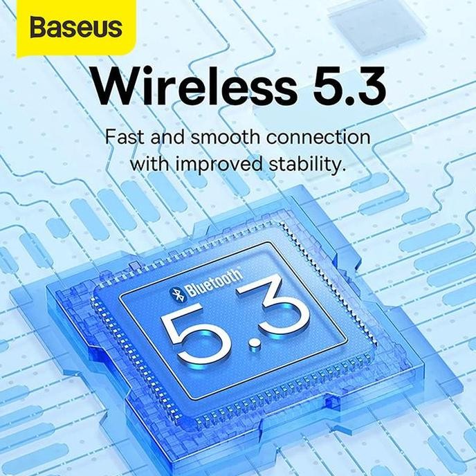 Baseus Wm02 Plus / Wm02+ Tws Earbuds Bluetooth Earphone - Resmi New Stok