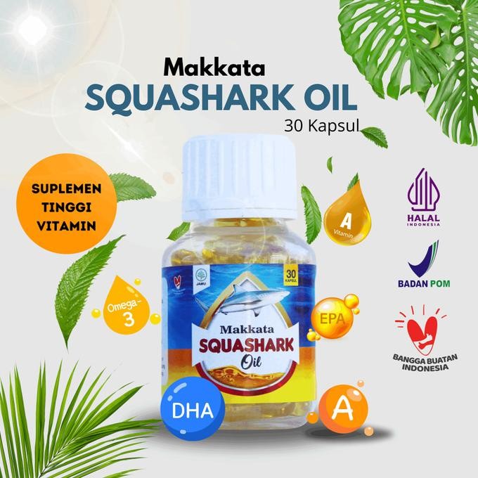 

Terlaris Makkata Squashark Oil 30 Kapsul Minyak Ikan Hiu Tinggi Vitamin Kaya Akan Asam Lemak Omega-3 Epa Dan Dha