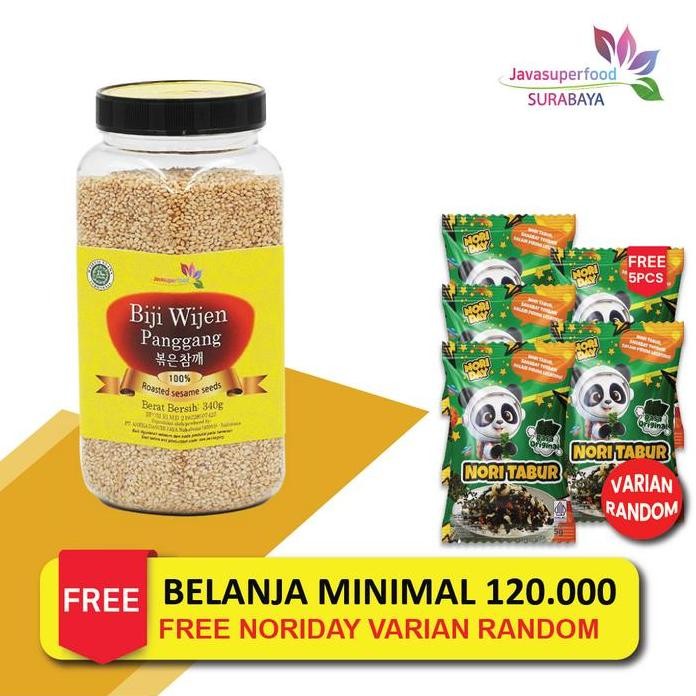 

Terlaris Biji Wijen Panggang / Sesame Seeds Roasted Korea 340 Gram