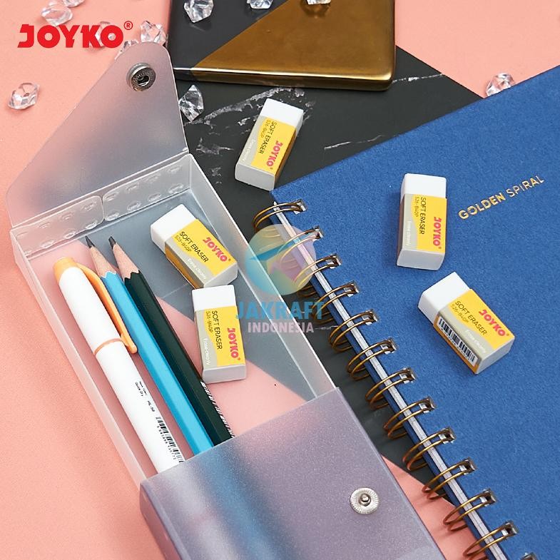 

RB (40 Pcs) GROSIR Penghapus Pensil Putih White Kecil JOYKO 526-B40P Small Rubber Eraser | PACK