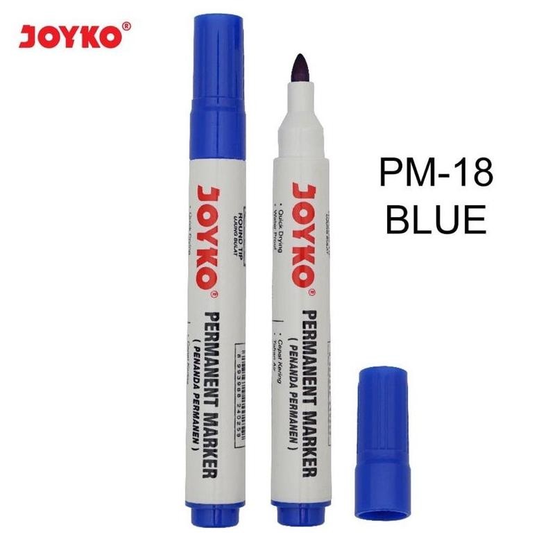 

RB Spidol Permanent Marker Joyko PM-17,18,19 ( 1pak/12pcs )