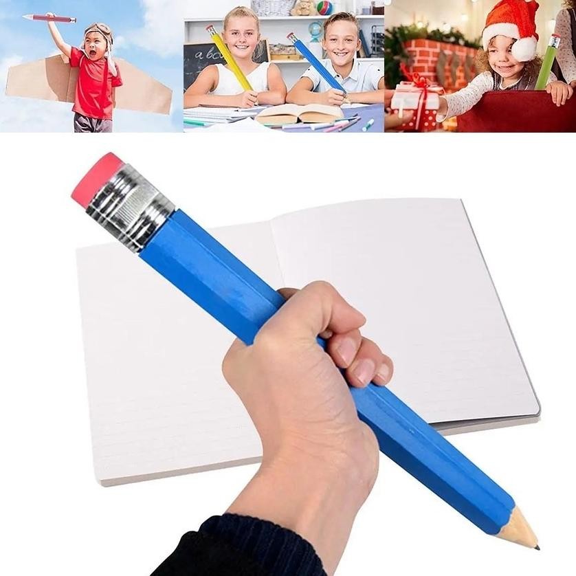 

RB Pensil Jumbo Besar 33 CM Mainan Pencil Pensil Jumbo Hiasan Photo Kado