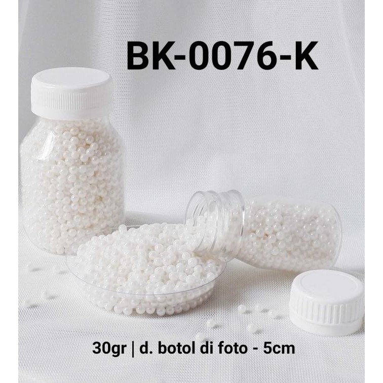 

Ready stock] BK-0076-K Sprinkles sprinkle sprinkel 30 gram mutiara putih