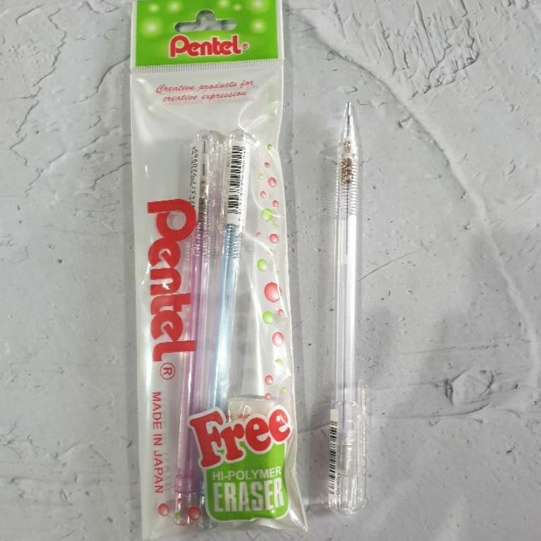 

RB (1 Set) Set 2 Pensil Mekanik + 1 Penghapus Pentel A105-2