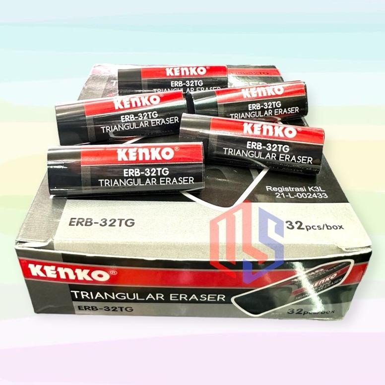 

RB Penghapus Kenko Segitiga ER 32TG (Pak 32 Pcs)
