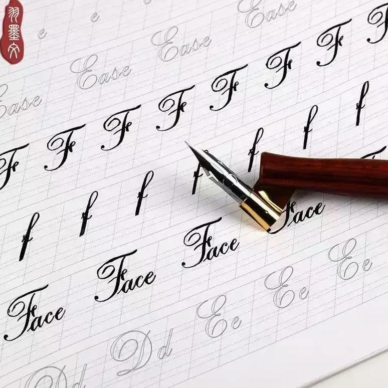 

Beginner Calligraphy Practice Workbook - Elegant Carving Script Copybook -14+Age Group, Learn Exquisite Writing Skills
