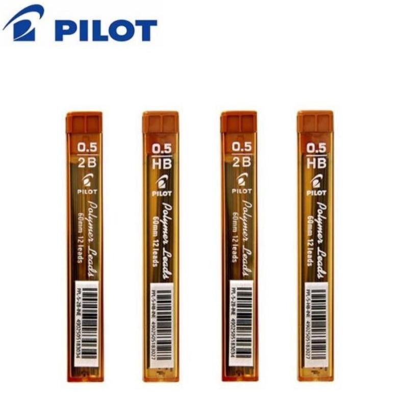 

RB Isi pensil mekanik pilot 0.5 mm 2B ( 1pak/12tube )