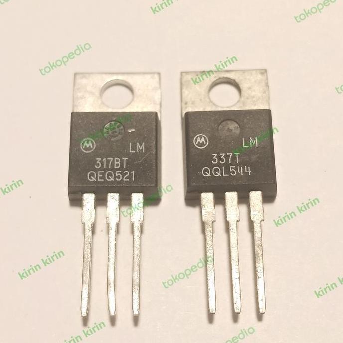 Ic Regulator Lm317Bt + Lm337T Nos - Original Motorola New Stok