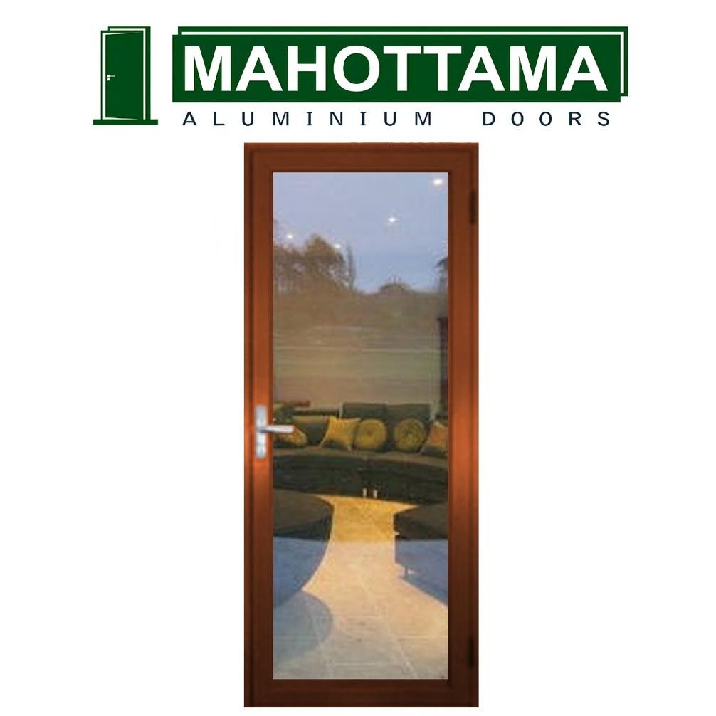 RADEN MAHOTTAMA - Pintu Rumah Kamar Tidur Kamar Mandi Kaca Aluminium 80 x 200cm Utama 1 Set Kunci Ha