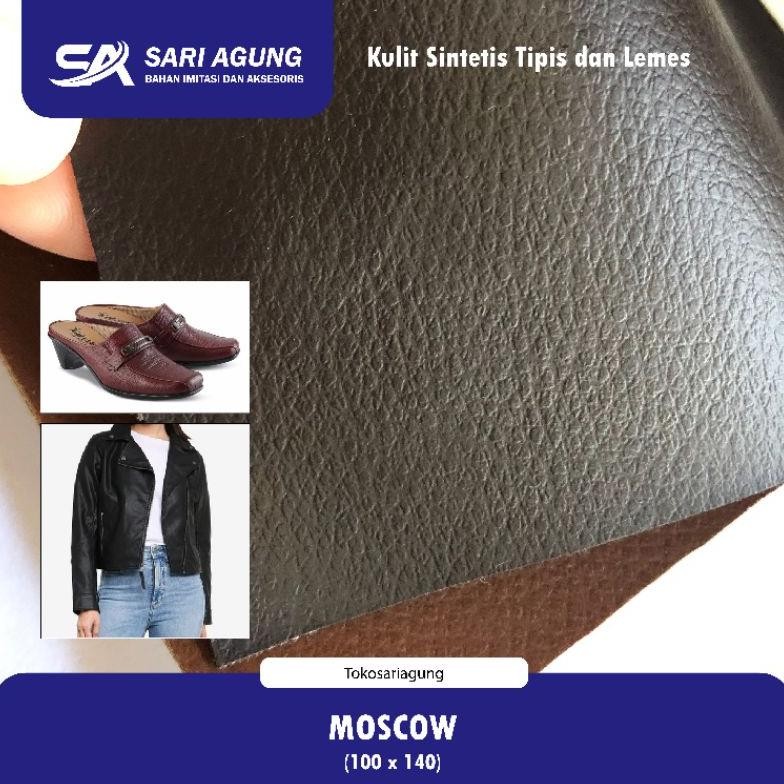 SY MOSCOW (METER) BAHAN KULIT SINTETIS TIPIS IMITASI OSCAR