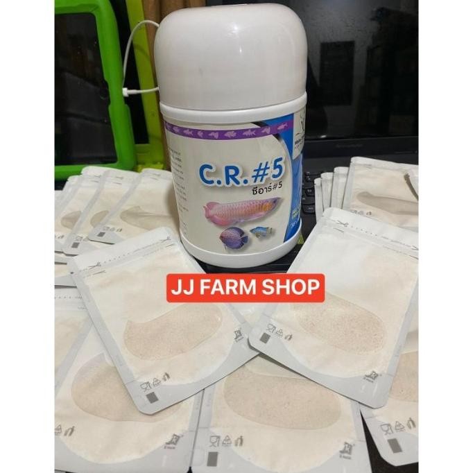 Terlaris C.R.5 Cr5 Cr 5 Cr #5 Repack 5Gram Original White Crane Vitamin Ikan
