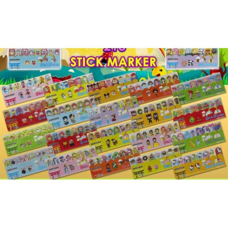 

''Terlaris" Pembatas Kertas Kecil (8) Gambar/Stick Marker/Pembatas Kertas Karakter/Sticky Notes/Note Marker Murah