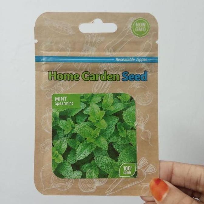 

Terlaris Termurah Benih Bibit Daun Spearmint Biji Spear Mint Spearmin Tanaman Teh Herbs