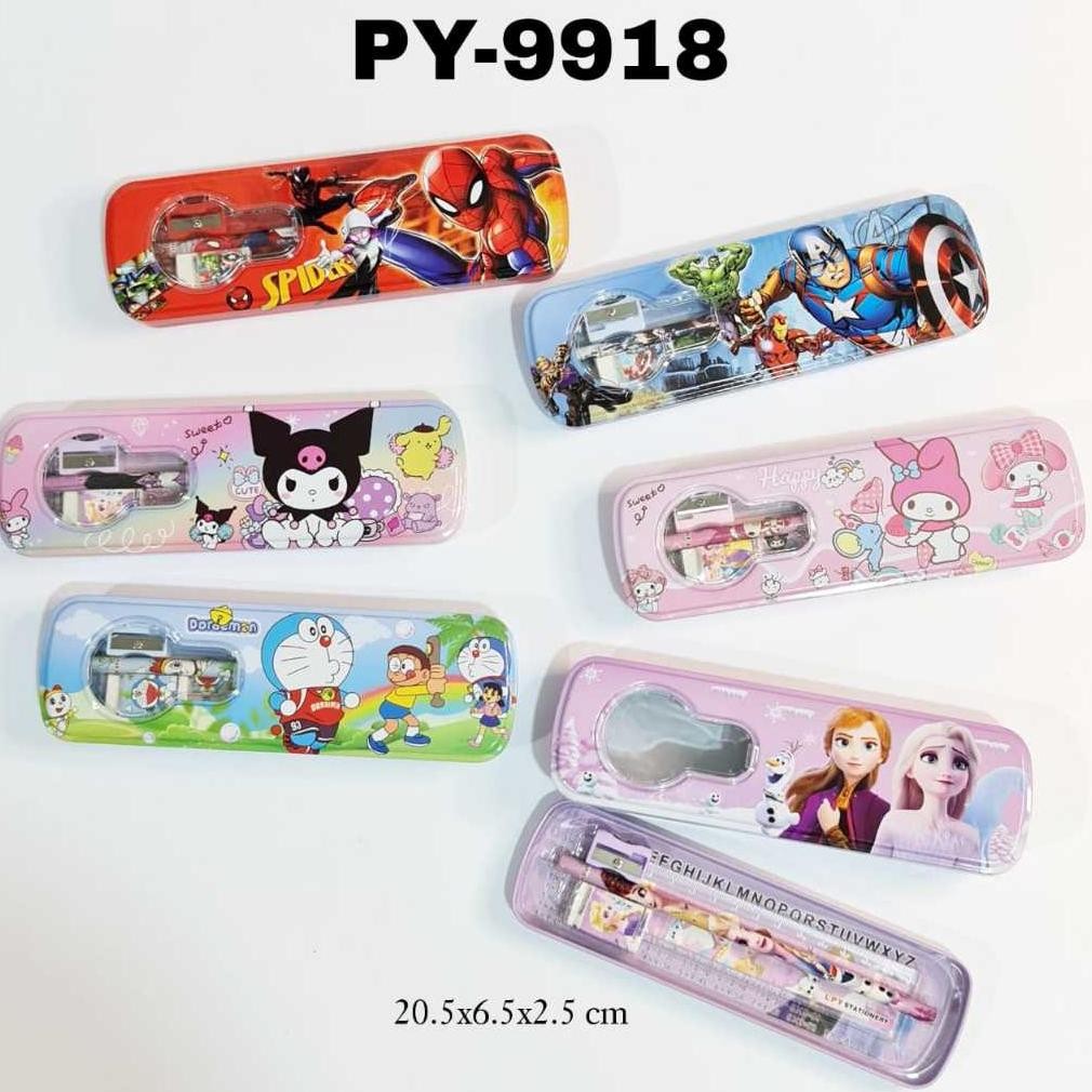 

''Terlaris" Kotak Pensil Kaleng Ada Isi Model Jendela Berbentuk Kunci/Pencil Case Murah
