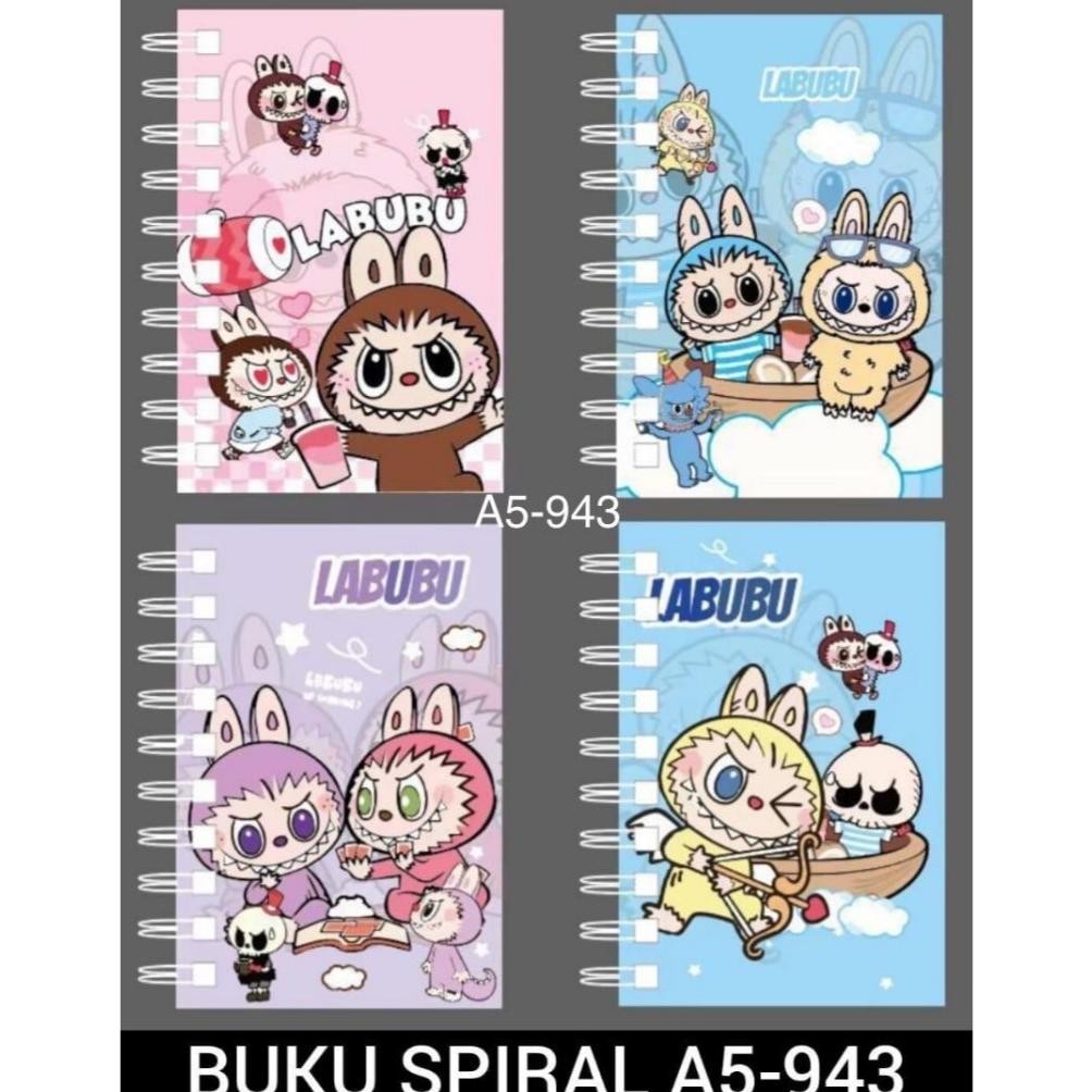 

''Terlaris" Notebook Diary Memo Buku Spiral A Desain Unik Murah
