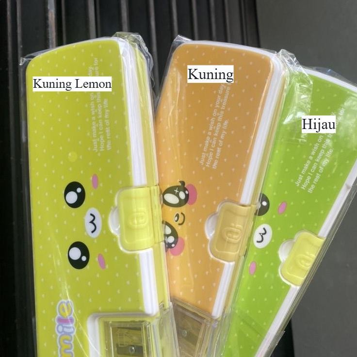 

Ht-12 Kotak Pensil Pencil Case Double-Layer Multifungsi Alat Tulis Sekolah Lucu Kapasitas Besar