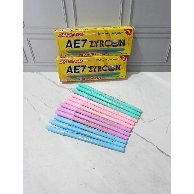 

''Terlaris" (12Pc) Pen Standart Ae7 Zyrcon/Pulpen Standart Ae7 Zyrcon Murah