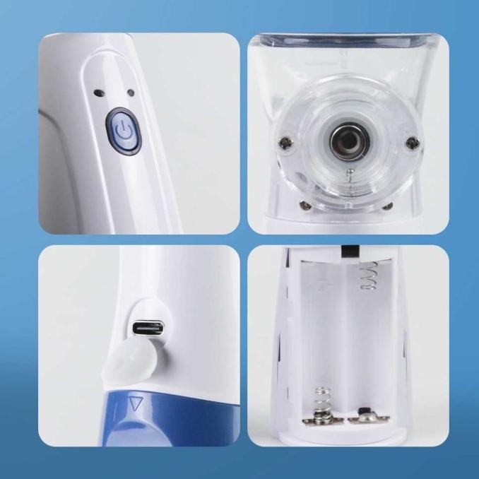 langsung order saja] JSL-W302 Nebulizer Portable Mesh Alat Uap Bantu Pernafasan Asma Obat Inhalasi C