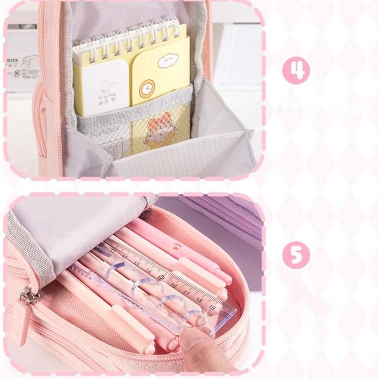 

Fb-43 3D Model Tas Lucu Korea Kapasitas Besar Anak Tempat Pensil Kotak Pensil Anak Sekolah Pencil Case Hiasan Glitter Karakter Tas Lucu Perempuan