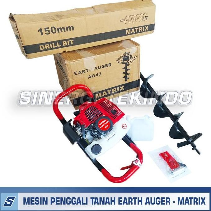 monggo] Mesin Penggali Tanah Mesin Bor Alat Gali Tanah Earth Auger Bit - MATRIX