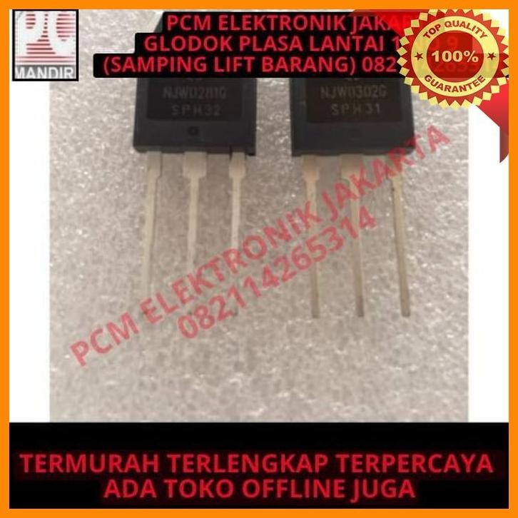 [PEP] TRANSISTOR NJW0302G NJW 0302G 0302+NJW0281G NJW 0281G 0281 ASLI SET